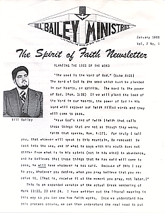 The Spirit of Faith Newsletter - January 1980 (Print Edition)