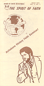 The Spirit of Faith Newsletter - March 1983 (Print Edition)