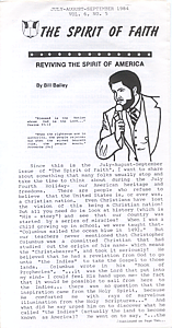The Spirit of Faith Newsletter - July 1984 (Print Edition)